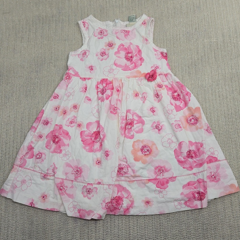 Polly Flinders Dress Girls 6 Floral Sleeveless Spring Easter Flower Girl Special